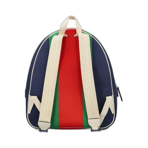 Gucci Kids Logo Patch Zip-Up Backpack