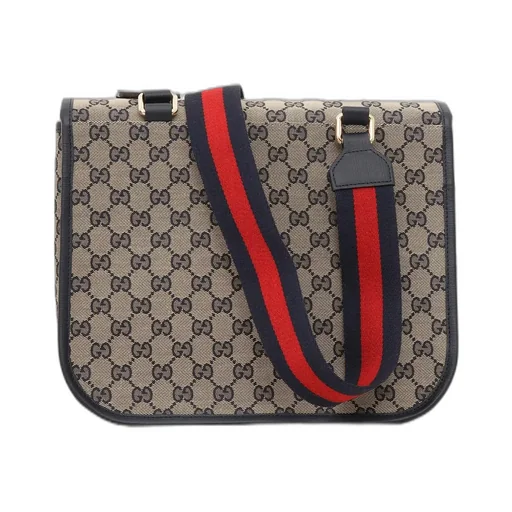 Gucci Kids Gg Foldover Top Messenger Bag