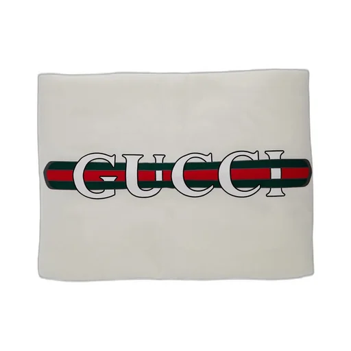 Gucci Kids Logo Printed Blanket