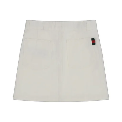 Gucci Kids Gg Denim Skirt