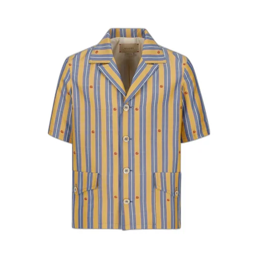 Gucci Kids Striped Oxford Shirt