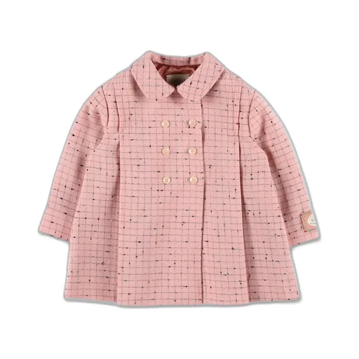 Gucci Kids Checked Long-Sleeved Coat
