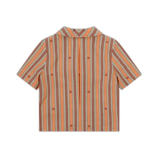 Gucci Kids Striped Short-Sleeved Shirt