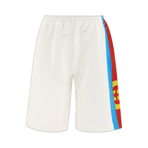 Gucci Kids Logo Printed High Waist Shorts