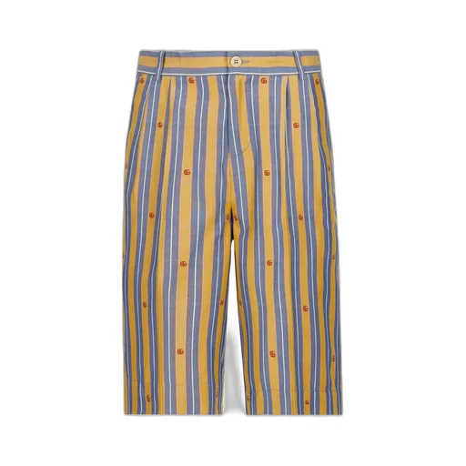 Gucci Kids Oxford Striped Shorts