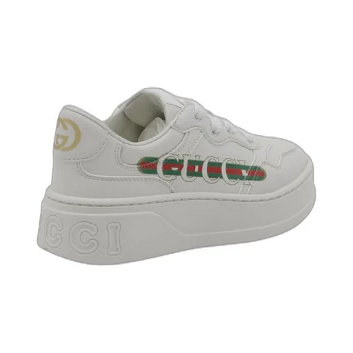 Gucci Kids Logo Printed Lace-Up Sneakers