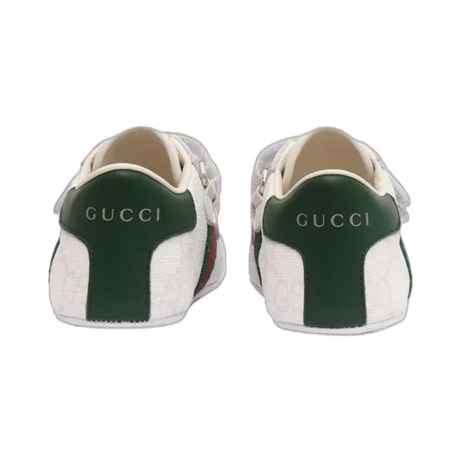 Gucci Kids Ace Double-Strap Sneakers