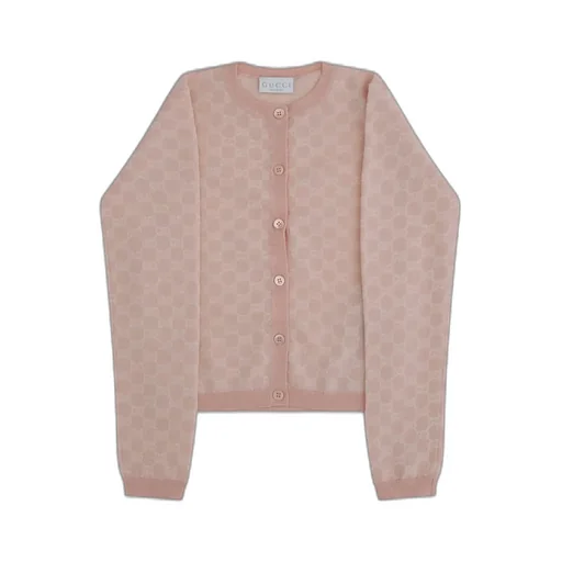 Gucci Kids Gg Jacquard Button-Up Cardigan