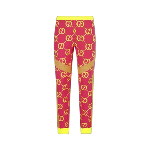 Gucci Kids All-Over Patterned Knitted Pants