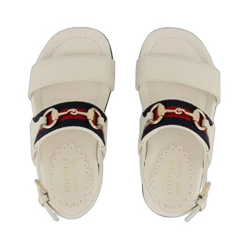 Gucci Kids Web Toddler Sandals