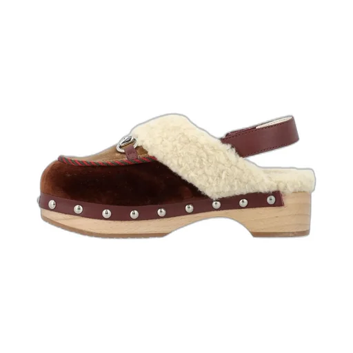 Gucci Kids Horsebit-Detailed Slingback Clogs