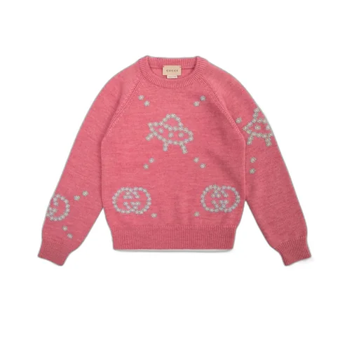 Gucci Kids Crewneck Long-Sleeved Jumper