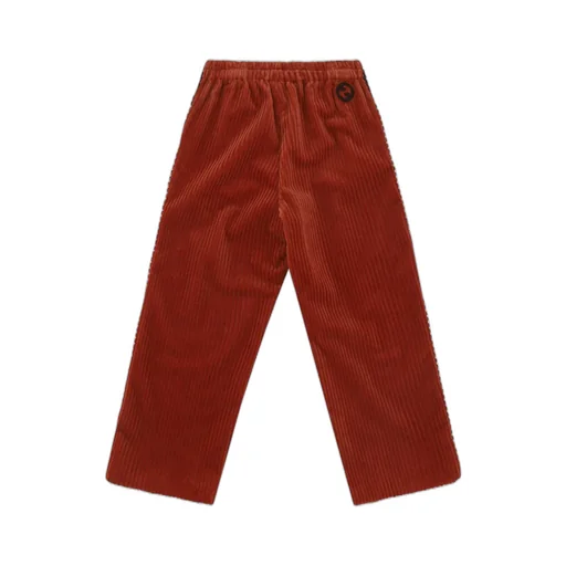 Gucci Kids Logo Embroidered Corduroy Trousers