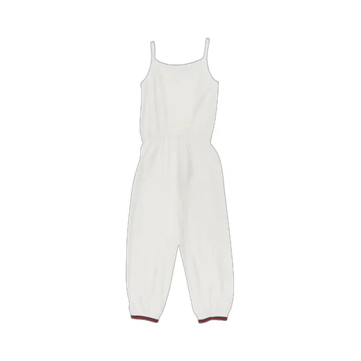 Gucci Kids Rib Trim Sleeveless Dungarees