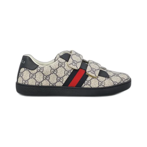 Gucci Kids Ace Logo Printed Sneakers