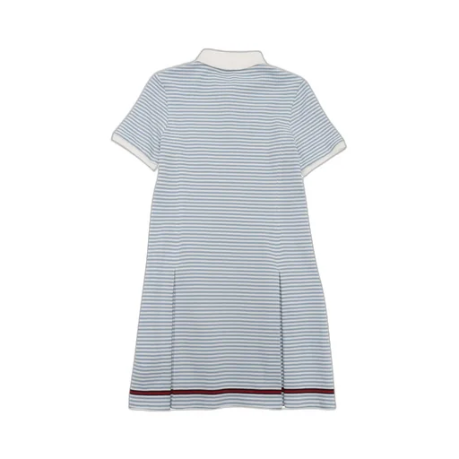 Gucci Kids Logo Embroidered Striped Dress