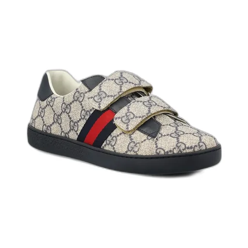 Gucci Kids Ace Logo Printed Sneakers
