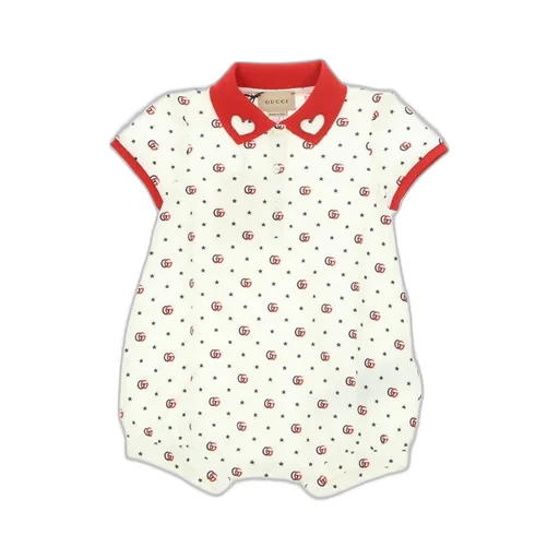Gucci Kids Double G Short-Sleeved Shorties