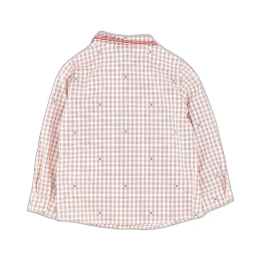Gucci Kids Checked Long-Sleeved Shirt