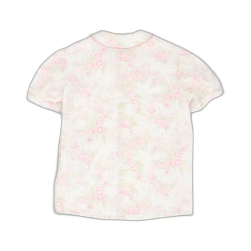 Gucci Kids Floral Printed Short-Sleeved Shirt
