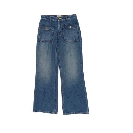Gucci Kids Interlocking G Logo Patch Jeans