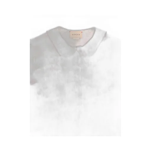 Gucci Kids Floral Printed Short-Sleeved Shirt