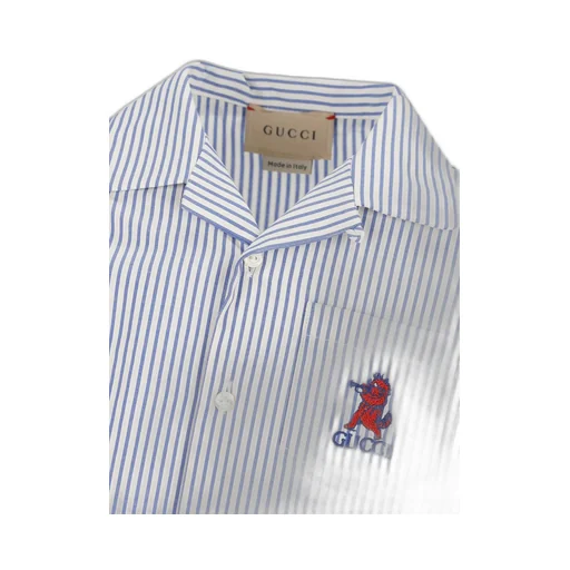 Gucci Kids Striped Short-Sleeved Shirt