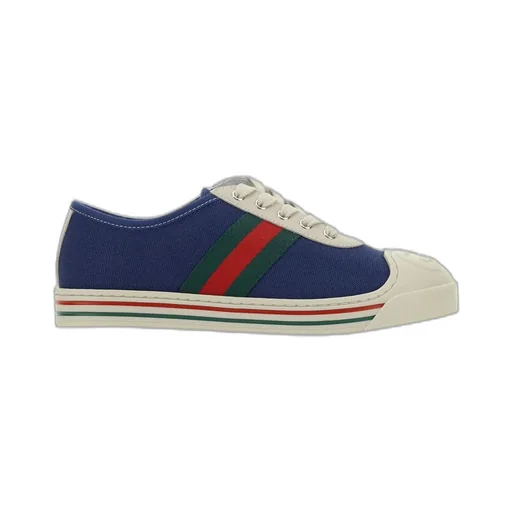 Gucci Kids Round Toe Lace-Up Sneakers