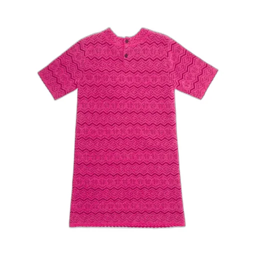Gucci Kids Floral G Rhombus Lace Mini Dress