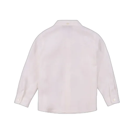 Gucci Kids Logo Embroidered Curved Hem Shirt