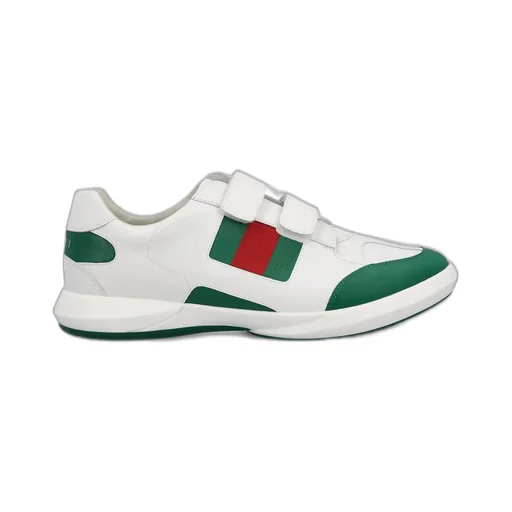 Gucci Kids Ace Web Detailed Trainers