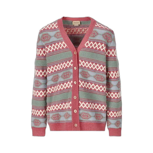 Gucci Kids Interlocking G Knitted Cardigan