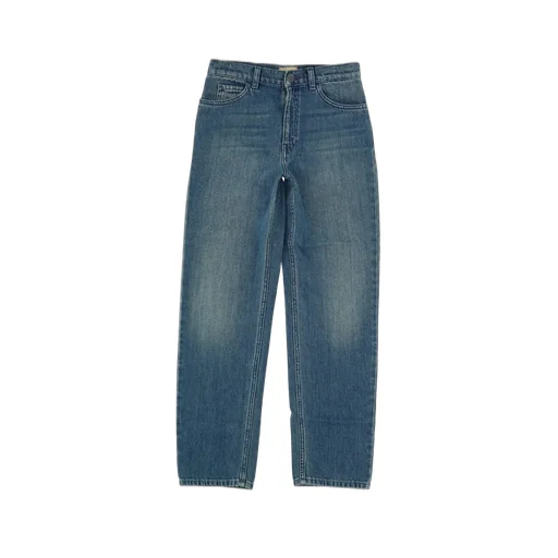 Gucci Kids Logo Patch Straight Leg Jeans