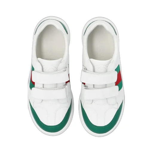 Gucci Kids Toddler Web Sneakers