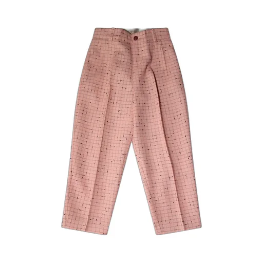 Gucci Kids Checked Tapered Trousers