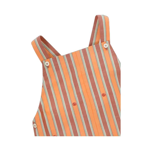 Gucci Kids Striped Sleeveless Jumpsuit