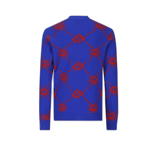 Gucci Kids Interlocking G V-Neck Long-Sleeved Cardigan