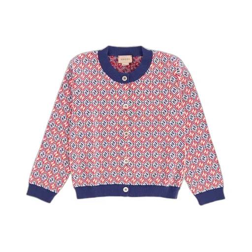 Gucci Kids Buttoned Long-Sleeved Cardigan