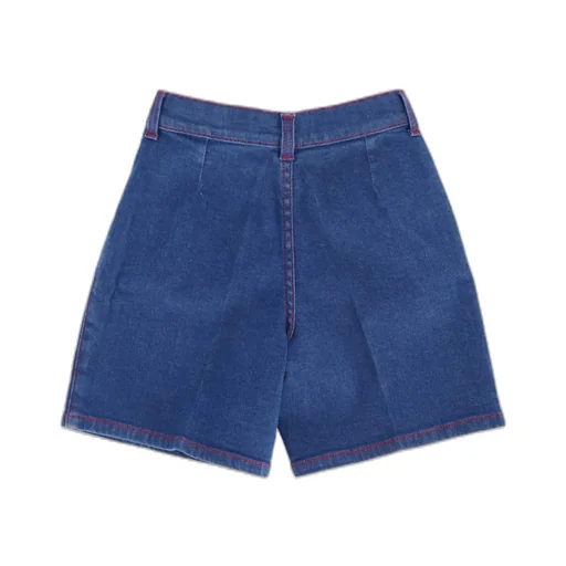 Gucci Kids Button Detailed Denim Shorts