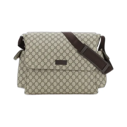 Gucci Kids Gg Supreme Foldover Top Changing Bag