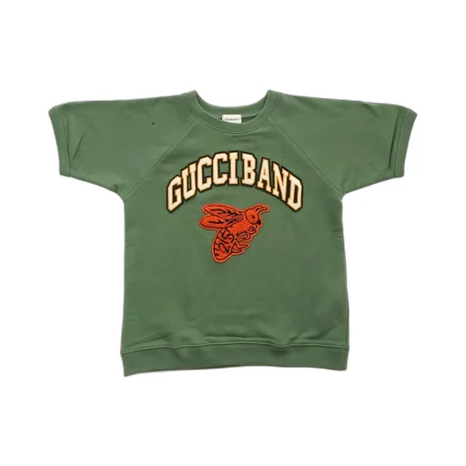 Gucci Kids Logo Embroidered Crewneck T-Shirt
