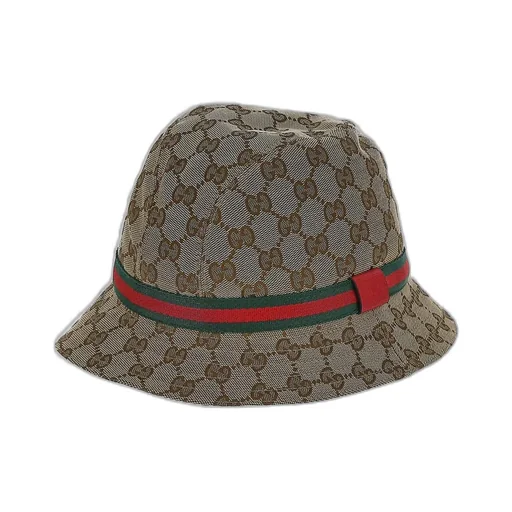 Gucci Kids Gg Motif Fedora Hat
