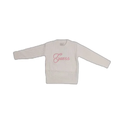 Guess Kids Logo-Embroidered Crewneck Jumper