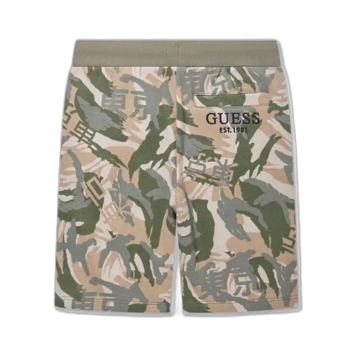 Guess Camouflage Printed Shorts