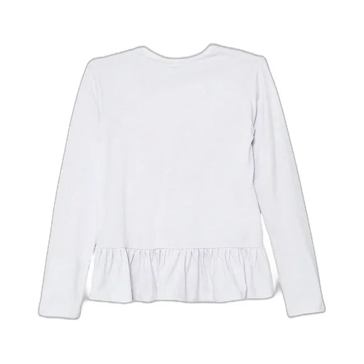 Guess Kids Printed Ruffled Hem Top