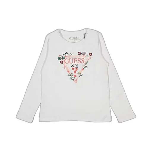 Guess Kids Logo Printed Long Sleeved T-Shirt