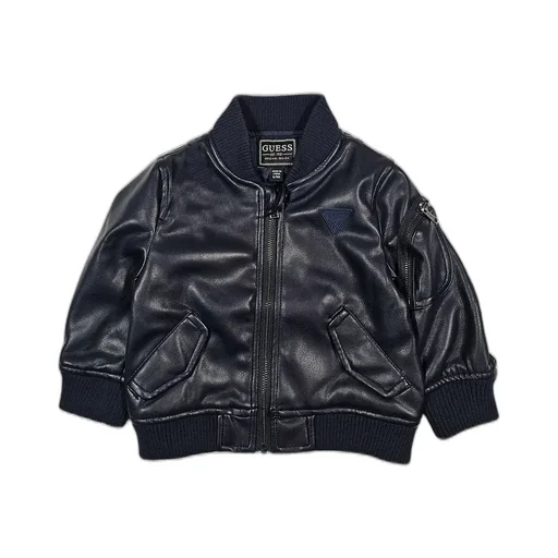 Guess Kids Faux Leather Zipped Jacket