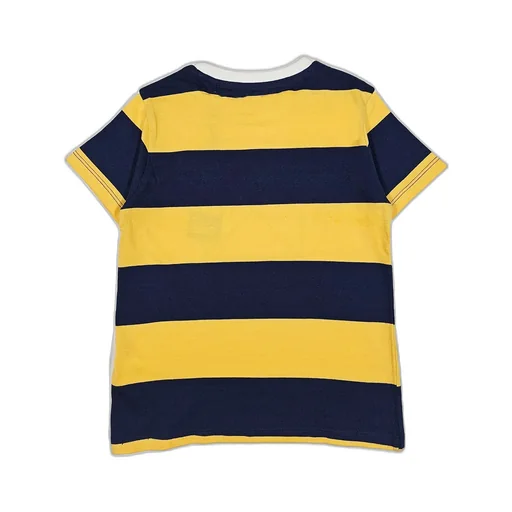 Guess Kids Logo Printed Striped T-Shirt