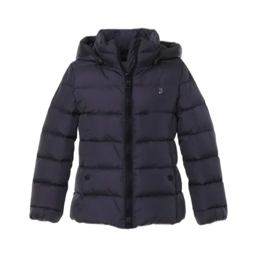 Herno Kids Zipped Hooded Puffer Jacket