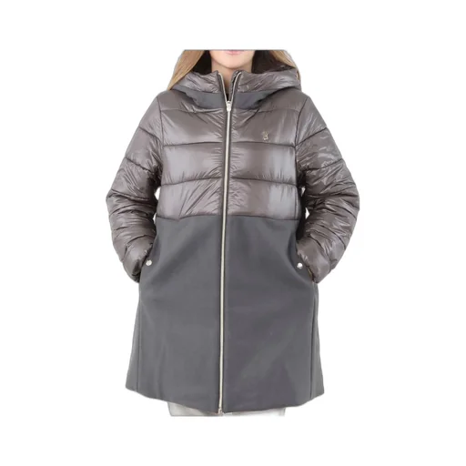 Herno Kids Zip-Up Hooded Puffer Coat